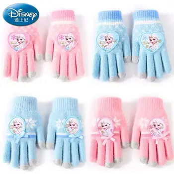 2020 1 buc Autentic Disney Frozen 2 Elsa Anna mănușă de iarnă Umplute cu un deget Papusa de Plus Jucarie Copii copii copii jucărie cadou de Crăciun Fierbinte