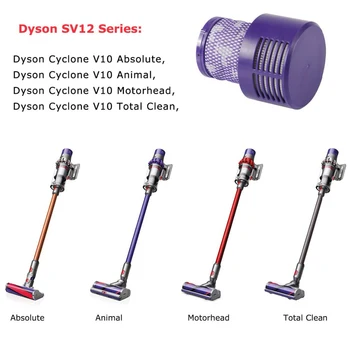 Lavabil Mare Unitate De Filtrare Pentru Dyson V10 Sv12 Ciclon Animal Absolută Totală Curat Aspirator Fără Fir, Înlocuiți Filtrul