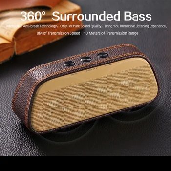 SoundBox Difuzor Bluetooth, Wireless Portabil Bluetooth Touch Difuzoare cu Sunet HD și Îndrăzneț Bass, Handsfree, Telefon, TV