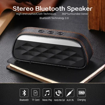 SoundBox Difuzor Bluetooth, Wireless Portabil Bluetooth Touch Difuzoare cu Sunet HD și Îndrăzneț Bass, Handsfree, Telefon, TV
