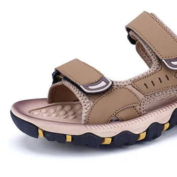 Piele naturala Sandale Barbati Pantofi de Vara pentru Bărbați de Înaltă Calitate, Sandale de Plajă Masculin Brand Vara Pantofi Casual K271