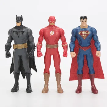 Cutie Original 15cm Jucarii benzi Desenate Justice League Figura Flash Batman Superman PVC Cifrele de Acțiune de Colectare de Jucării Păpuși Model