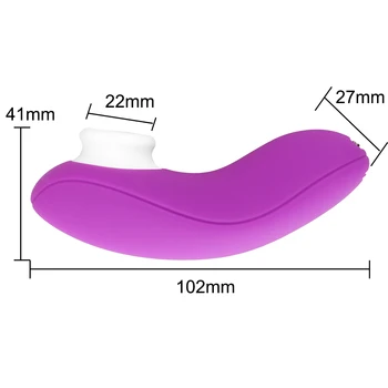 IKOKY Mini Silicon Suge Vibratorul Sex Oral G-Spot Massger Stimulator Clitoris 10 Supt Moduri Sfarcuri Clitoris Fraier Jucarii Sexuale