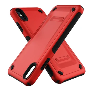 IQD Telefon Caz pentru iPhone Xs Max Xr Acoperi Dual layer accidentat husă de Protecție Anti-cădere tpu pentru apple iphone X Cazuri noi de design
