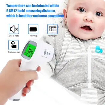 Noul Termometru Non-Contact Frunte Corpul Copilului Adulți Acasă În Aer Liber Digital Cu Infraroșu Febră Termometru De Ureche Cu Infraroșu Termometru
