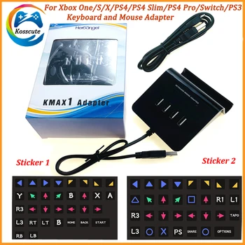 2019 KMAX1 Adaptor pentru tastatura si mouse, Wireless Converter (Pentru PS4/PS3/Xbox One/Nintendo Comutator/PC) Consola de Jocuri
