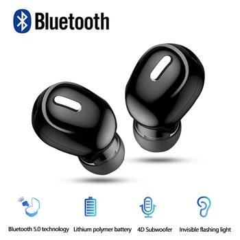 X9 Mini Bluetooth Căști fără Fir Sunet Stereo În ureche Căști Cu Microfon Handsfree Pavilioane set cu Cască Bluetooth 5.0
