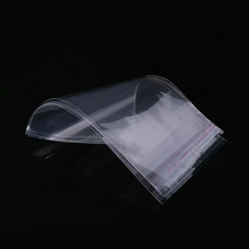 StoBag 1000pcs 6*14cm Clar Pungi Mici de Plastic Clar autoadezive Celofan Sac de OPP Bomboane Bijuterii Cadou de Ambalare Sac de Depozitare