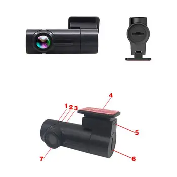 DVR auto Dash Cam Smart Camera 170 Grade Wireless Bord Masina cu Unghi Larg de 1080P Full Versiunea de Noapte de Conducere Recorder Video