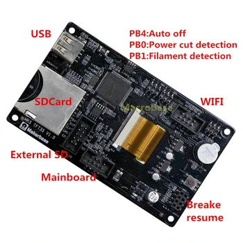Imprimanta 3d upgrade de afișare MKS TFT35 ecran tactil MKS PWC v3.0 auto power off monitor cu incandescență bătaia senzor pentru SKR V1.3 CR 10