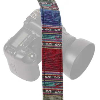 Selens Camera Gât Umăr Camera Curea Curea Moale SLR DSLR Bumbac Rezistent Pentru Nikon Pentru Canon Pentru Sony Vintage en-Gros