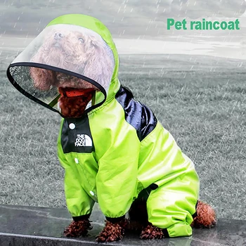 Câine De Companie Pelerina De Ploaie Impermeabila Detasabila Ploaie Sacou Câini Rezistent La Apă Haine Caini Modele De Moda Haina Pentru O Zi Ploioasă