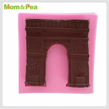 Mama&Mazare MPA1851 Arc de Triumf în Formă de Mucegai Silicon Decorare Tort Fondant Tort 3D Mucegai de Calitate Alimentară