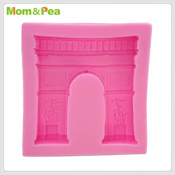 Mama&Mazare MPA1851 Arc de Triumf în Formă de Mucegai Silicon Decorare Tort Fondant Tort 3D Mucegai de Calitate Alimentară
