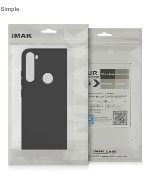 IMAK pentru Xiaomi Black Shark 3 Pro Caz Acoperi Glazura rezistenta la Socuri Flexibil Subțire și lumină Moale Capacul din Spate de Cazuri de Telefon