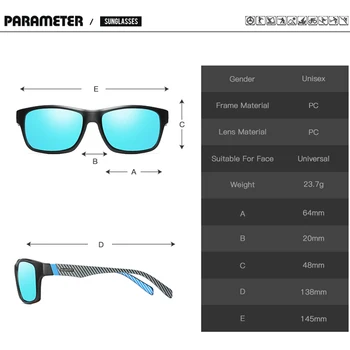 Dubery Polarizat ochelari de Soare Piața pentru Bărbați Sport în aer liber Conducere Ochelari de Soare Femei Cumpărături Nuante, Cu acces Gratuit la Cutie