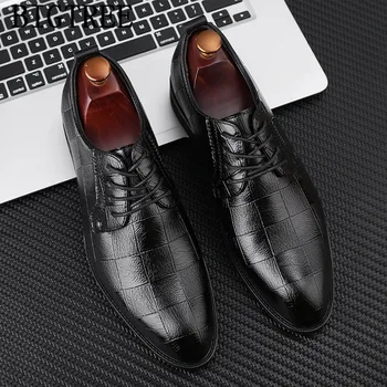2020 Bărbați Italieni Formale Pantofi Din Piele Pantofi Oxford Pentru Barbati Costum De Birou De Afaceri Pantofi Barbati Zapatos De Hombre Scarpe Uomo Eleganti