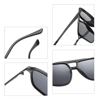 Noi TR90 Epocă Polarizat ochelari de Soare pentru Barbati Brand Clasic de ochelari de Soare de Acoperire Lentile de Conducere Ochelari Pentru Barbati/Femei