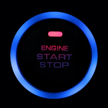 FORAUTO sistemului de acces fără cheie Universal Auto Motor Auto Start-Stop Buton de Auto-styling 12V Auto de Înlocuire Intrare Aprindere Starter Switch