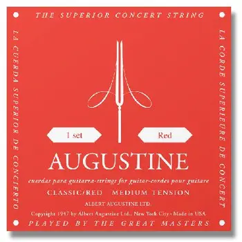 Augustine Classic Rosu Medie Tensiune Corzi De Chitară Clasică