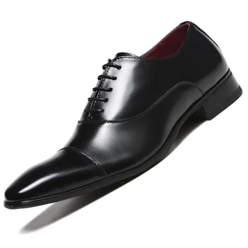 2019 Bărbați Formale Pantofi Din Piele Business Casual Pantofi Pentru Bărbați De Înaltă Calitate Rochie De Birou De Lux, Pantofi De Sex Masculin Respirabil Oxfords
