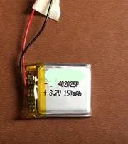 Transport gratuit 100buc/lot 3.7 v 402025 150mah litiu polimer baterie reîncărcabilă pentru ceas inteligent drive recorder MP3 PSP jucărie GPS