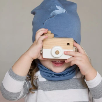 Nordic Drăguț Din Lemn, Aparat De Fotografiat De Jucărie Acasă Decor Agățat Ornamente Copii Jucărie De Învățământ Decorare Camera Copilului