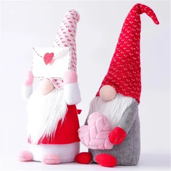 Manual de Pluș Gnome Păpuși de Familie Pentru Mărturisire Ziua Îndrăgostiților Cadou de Petrecere Acasă Decorative Papusa PR Vânzare
