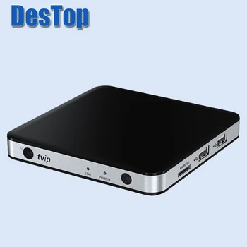 Original Mini Set Top Box TVIP 605 Cutie Linux 4.4 Doppio Sistema de sprijin H. 265 1920x1080, 3840x2160 quad core tvip 605 FIERBINTE de VÂNZARE