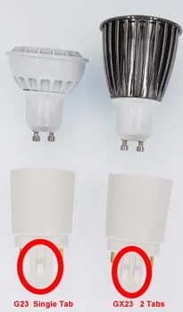 G23 să GU10 Lumina adaptor Soclu G23 să GU10 lampă titularului converter, CE Rohs