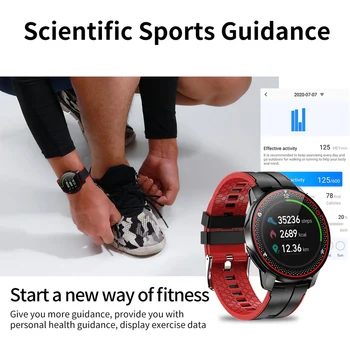 Noul R18 Ceas Inteligent 2020 IP68 Impermeabil Sport Fitness Tracker Monitor de Ritm Cardiac Bărbați Femei Bluetooth Smartwatch Pentru Android IOS