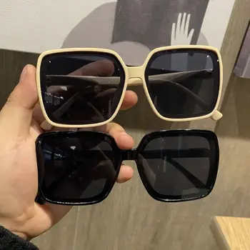 Supradimensionat ochelari de Soare de Designer de Brand Femei de Lux Transparent Gradient de Ochelari de Soare Rama Vintage Ochelari de UV400 Ochelari pentru Doamna