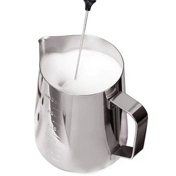 IYouNice 150ml 350 ml Cafea Espresso Trage Floare Lapte Cani Cana de Vase Oțel Inoxidabil Mâner de Cafea Ghirlanda Cana cu Lapte Ulcior