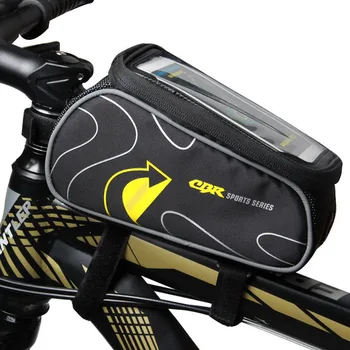 Biciclete Biciclete Saci de Pliere telefon cu touch screen Sac Dublu în formă de U de deschidere, design anti-alunecare cm 6.0 Ciclism Coș Caz de Telefon