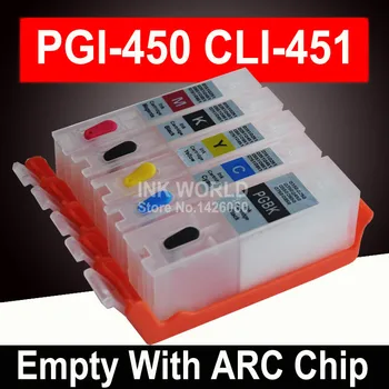 Pentru Canon mg5640 mg 5640 Cartuș de Cerneală Refill Reumplere Cartus pentru Canon Pixma mg5640 mg 5640 Cu Chip de Permanentă PGI450