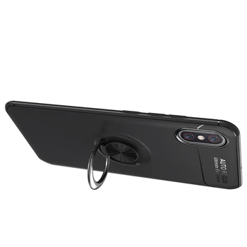 YSW Pentru Xiaomi Mi Max 2 Km Max 3 Pro Nota 3 de Telefon de Caz Capacul de Lux Inel Magnetic Titularul Cazuri la Șocuri Masina Sta Fundas Capa