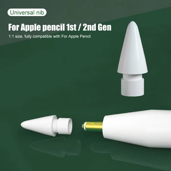 5PCS Original Apple Pencil Sfat de Înlocuire Pentru Apple Pencil 1-a a 2-a Generație Pentru Apple Pencil 1 2 Sfat Peniță de Schimb Înlocui