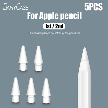 5PCS Original Apple Pencil Sfat de Înlocuire Pentru Apple Pencil 1-a a 2-a Generație Pentru Apple Pencil 1 2 Sfat Peniță de Schimb Înlocui