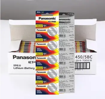 10buc/lot Panasonic CR2450 CR 2450 3V Litiu Baterie Buton Monedă Baterii Pentru Ceasuri de mână,ceasuri,proteze auditive