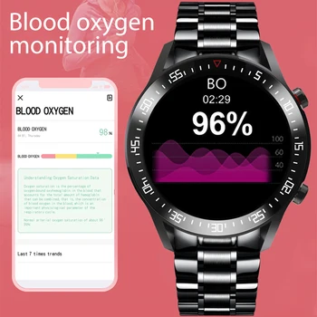 LIGE 2020 Nou Ceas Inteligent tensiunea de Monitorizare a ritmului Cardiac Mesaj Memento Sport Impermeabil Ceas Inteligent Bărbați pentru Android iOS