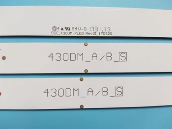 Noul Kit 3 BUC 7LEDs 830mm de fundal cu LED strip pentru TV LG 43UJ634V 43LJ61_FHD_L LC43490059A LC43490058A Innotek 17Y 43inch_A-Tip
