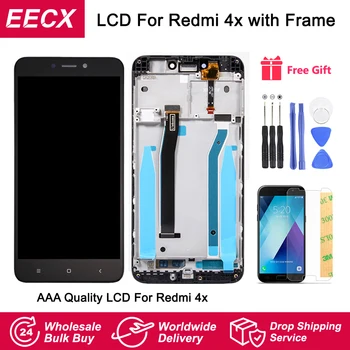 LCD Pentru Redmi 4X Display Original Module Pentru Xiaomi Redmi 4X Ecran LCD cu Ecran Cadru Panou Tactil digitizer Cadru de Asamblare