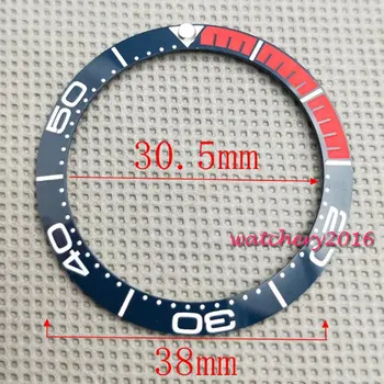 Casual 38mm introduce ceas kit fit mișcarea automată bezel Ceramica Bărbați ceas bezel