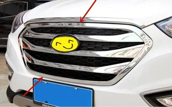 Pentru Hyundai IX35 2013-2016 ABS Cromat grila Fata decorative Decorativ cadru barei de Protecție decor de styling Auto