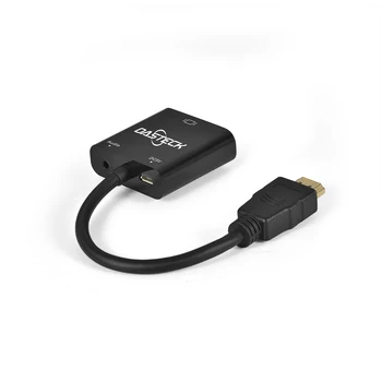 De înaltă Calitate compatibil HDMI la VGA Adaptor de sex Masculin Pentru a Famale Converter 1080P Digital la Analogic Video Audio Pentru PC, Laptop, Tableta