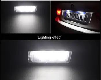 Inmatriculare LED Lumina Lămpii Numărului de Înmatriculare Eroare aplicație Gratuită de E-marcate CE a Aprobat Pentru BMW E39 5D 5 Usi E46 Touring Wagon