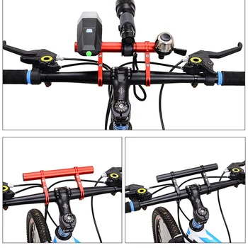 Ghidon bicicleta Extender Extensie din Fibră de Carbon Suport de Aliaj Clemă Pentru MTB Biciclete Vitezometru Far de Lumină Lampă Titular