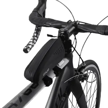MTB Biciclete Sac Impermeabil Triunghi Ciclism Montan Sus Fata Tub Cadru EVA Mini Geanta Durabilitate Rezistență Cazul 20x5x8cm