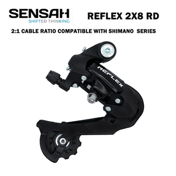 SENSAH groupset REFLEX 2x8 viteza maneta de frână pentru biciclete rutier schimbator bicicleta saboți compatibil Sora Tiagra Claris sensah pro