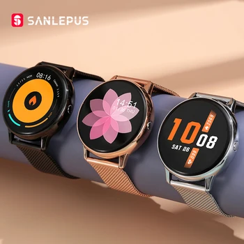 2020 SANLEPUS Smart Watch Sport Monitor de Ritm Cardiac rezistent la apa de Fitness Brățară Bărbați Femei Smartwatch Pentru Android iOS Apple, Xiaomi